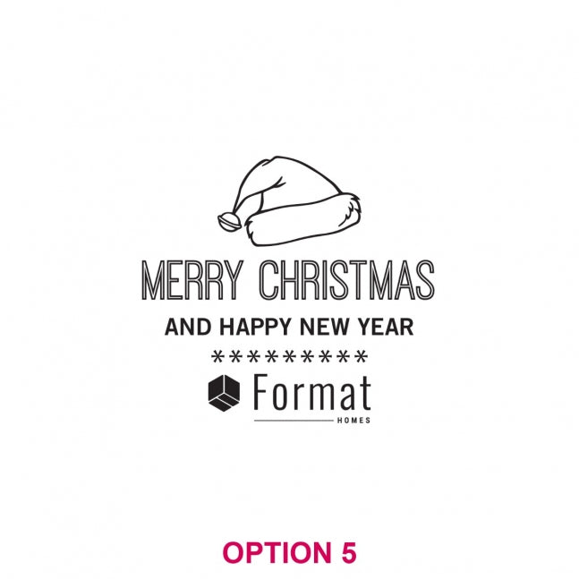 Corporate Christmas Engraved Glass Coasters