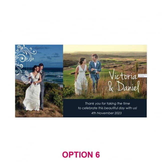 Personalised Wedding 'Thank You' Magnets