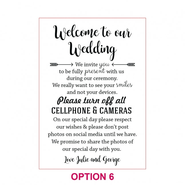 Printed A1 Size Wedding Welcome Sign / Wedding Seating Chart