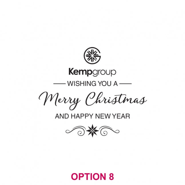 Corporate Christmas Engraved Glass Coasters