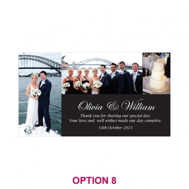 Personalised Wedding 'Thank You' Magnets