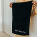 Personalised Embroidered Minge Rag Towel Inappropriate Birthday Gift