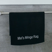 Custom Embroidered Minge Rag Towel Inappropriate Birthday Gift