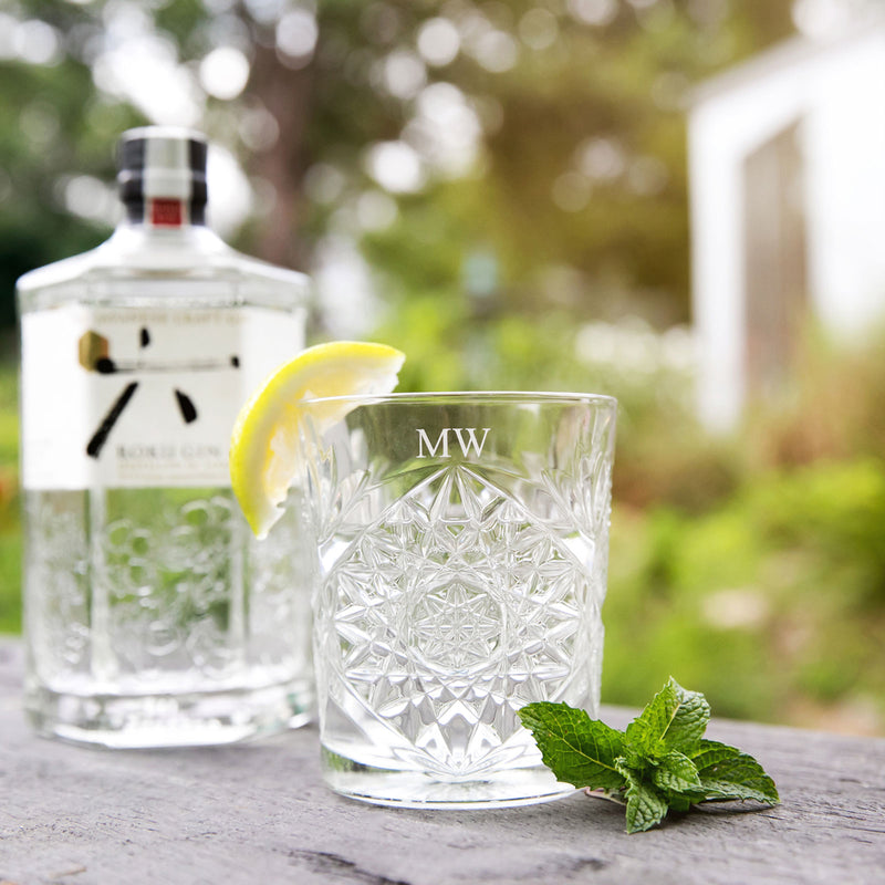 Personalised Engraved Monogrammed Luxe Whiskey Tumbler 350ml
