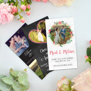 Full Colour Printed 'Thank You' Wedding Magnets