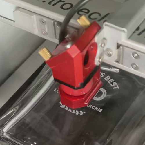 Engraved Father’s Day whiskey decanter gift set with custom message