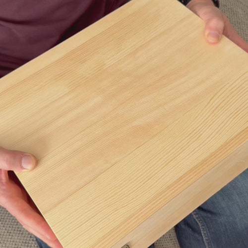 Engraved Corporate Wooden Gift Boxed Decanter, Scotch Glasses and Whiskey Stone Set