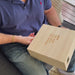 Wooden Gift Boxed Single Beer Glass Set