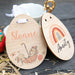 Personalised Full Colour Printed Easter Egg Basket Gift Tags