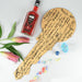 back of Personalised Bamboo Photo Printed Birthday Key that guest sign
