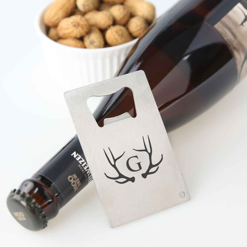 Custom Designed Engraved Credit card Bottle Opener Gift