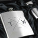 Customised Engraved Birthday 6oz Silver Hip Flask in Presentation Gift Box