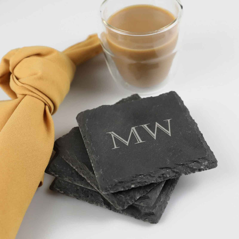 Engraved Gift Boxed Set of 4 Christmas Slate Coasters
