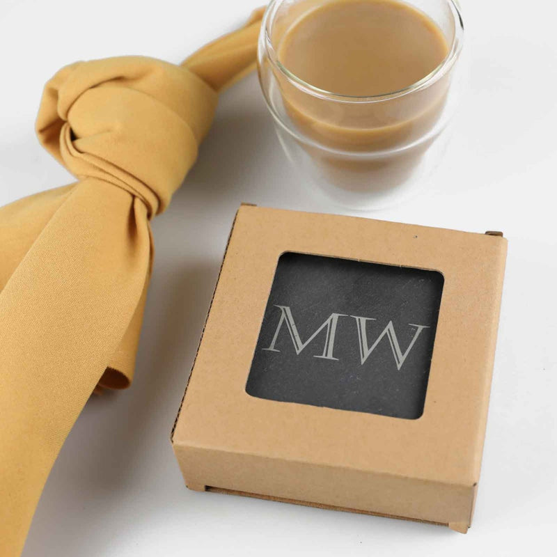 Engraved Gift Boxed Set of 4 Christmas Slate Coasters