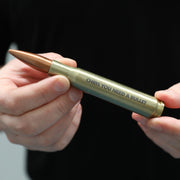 Customised Engraved "you need a bullet" bullet opener present