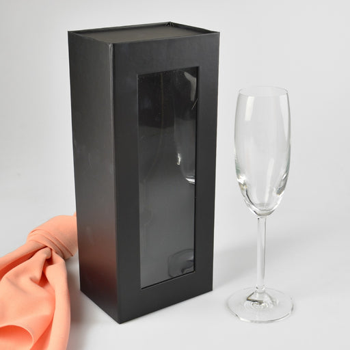 Champagne Glass Presentation Gift Box With Magnetic Closing Lid