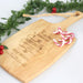 Personalised Engraved Christmas Corporate Cheese Paddle Board Client Gift