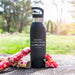 Customised Engraved Red and Black Christmas Drink, Water Sports Bottle Present