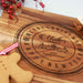 Custom Designed Engraved Square Wooden Christmas Cheese, Serving Chopping Board Present