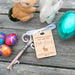 Personalised Easter Bunny's Magic Key with Engraved Wooden Tag