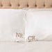 Embroidered 100% Mulberry Silk Pillowcase Twin Set