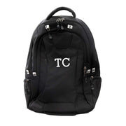 Personalised Embroidered Name 15" Laptop Backpack Black