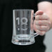 personalised Engraved Birthday 18th Milestone 500ml Beer Mug Present