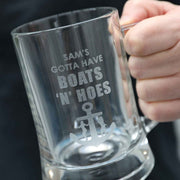 Rude and inappropriate gift custom laser engraved with personalisation
