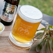 Customised Engraved Bucks Party 500ml Beer Mug Present