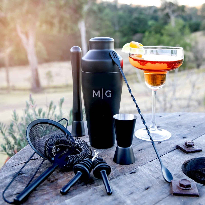 Personalised Engraved Cocktail Shaker Gift Set