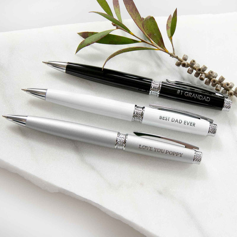 Engraved Father's Day Premium Twist Ball Pen with Gift Box