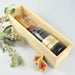 Customised Engraved Godparent wooden wine or champagne box with clear acrylic lid