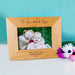 Personalised Engraved Wooden Square Edge Photo Frame Birthday Present