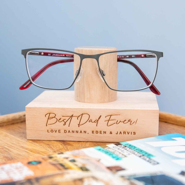 Father's Day Engraved Reading Glasses Stand