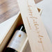 Personalised Engraved Wooden Champagne & Wine Box Father's Day Present