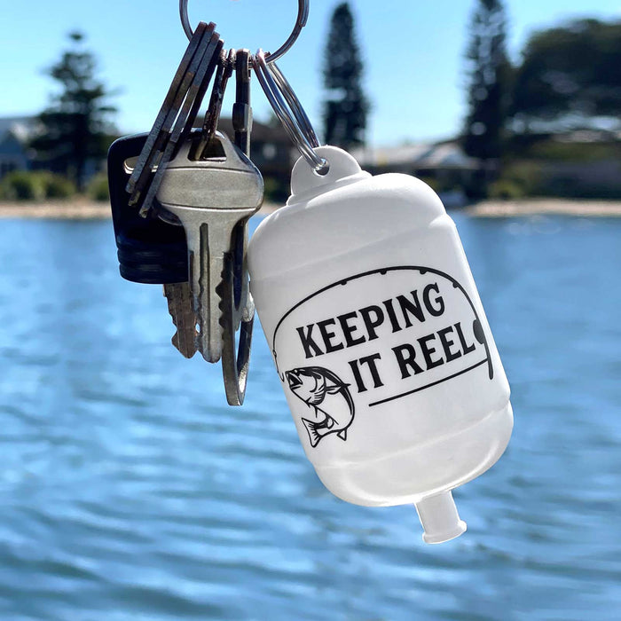 The Ultimate "Keeping it Reel" Fisherman Floatable Keyring Father's Day Present