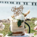 Custom Designed Laser Cut "Happily Ever After" Wooden Wedding Cake Topper