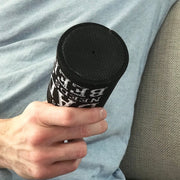 Bottom of black stubby holder