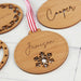 Custom Designed Engraved Christmas Bauble Wooden Decoration Gift