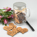 Personalised Engraved “30 Reasons Why I Love You” Jar with Wooden Hearts Mother's Day Present