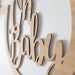 'Oh Baby' Bamboo Wooden Childs Bedroom Sign