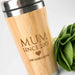 Custom Designed Engraved Mother's Day Bamboo Travel Mug  Gift