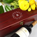Custom Designed Engraved Mother’s Day Dark Stained Wine Box Set Present- "my best friend, my greatest teacher and my cheapest therapist"