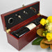 Customised Engraved Mother’s Day Dark Stained Wine Box Set Present