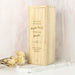 Custom Designed Engraved Mother's Day Engraved Wood "Building Memories" Tumbling Tower Game Present