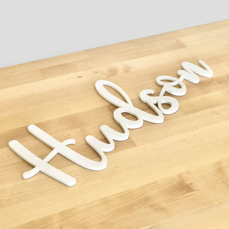 Laser Cut Acrylic Nursery Name Plaque