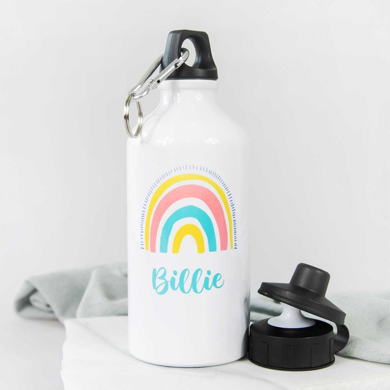 Custom Artwork Printed Rainbow Name School Kids Water Bottle 500ml