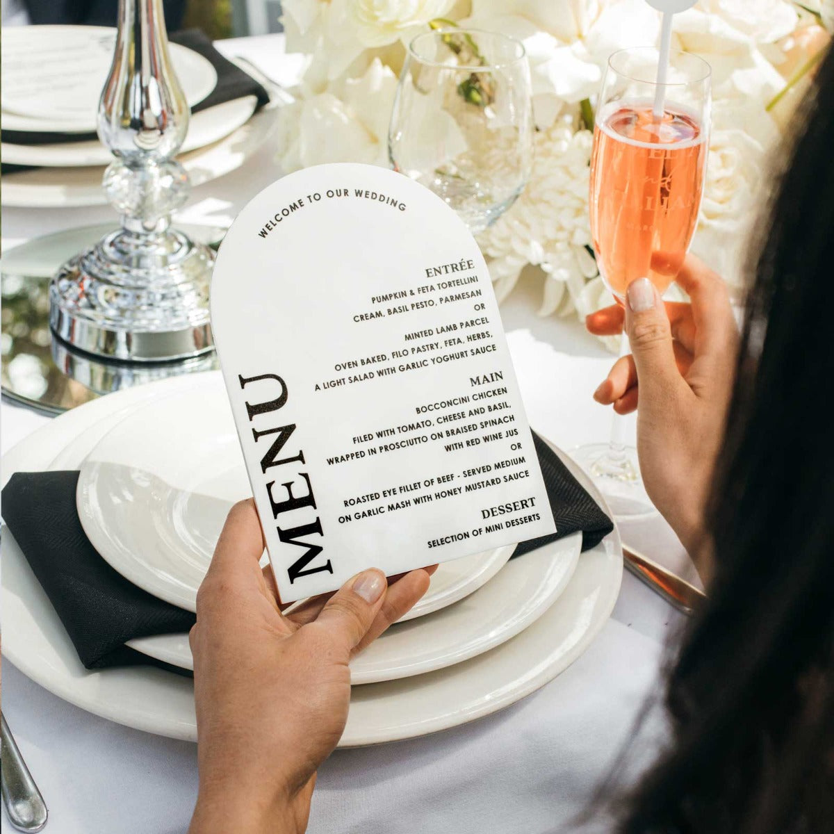 Minted wedding menus 60 photos - Astyledwedding.com
