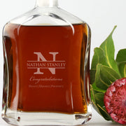 Customised Engraved Corporate Whiskey Decanter Gift