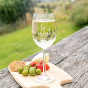 Personalised Engraved "Be Mine" Wine Glass Present